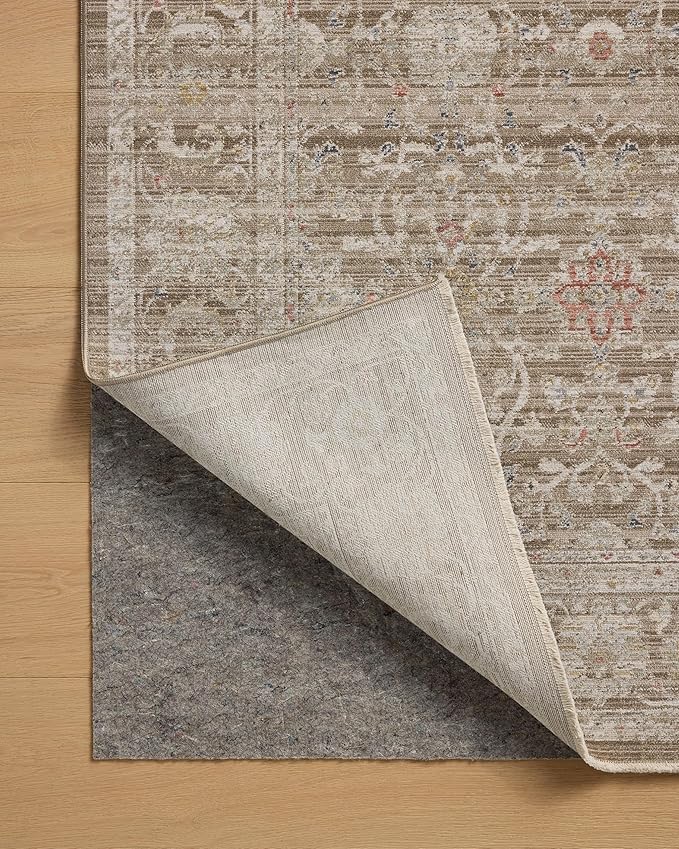 Loloi Chris Loves Julia Ida Collection IDA-03 Bark/Multi 2'-7" x 10'-0", .19" Pile Height, Runner Rug