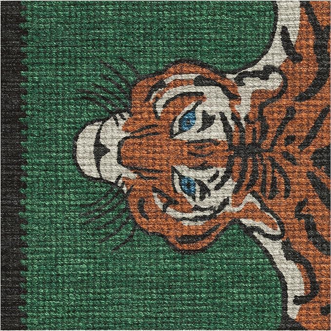 RUGGABLE x Jonathan Adler Washable Modern Area Rug – Tiger Emerald 8x10, Stain-Resistant, Non-Slip – Large Machine Washable Rugs for Living Room, Bedroom, Hallway, Entryway & Office–with Standard Pad