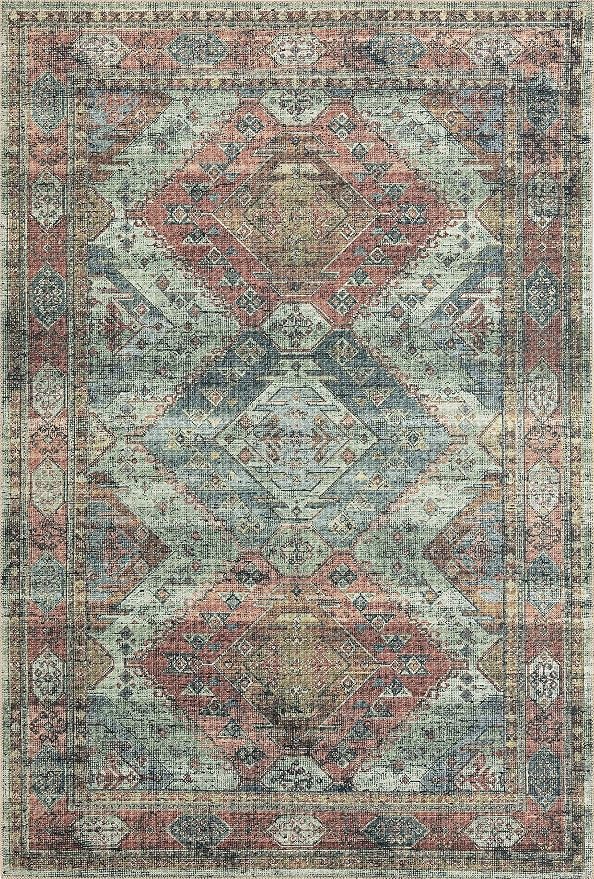 Loloi II Skye Collection SKY-06 Apricot/Mist 2'-3" x 3'-9" Accent Rug